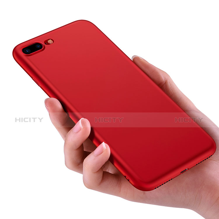 Custodia Silicone Ultra Sottile Morbida 360 Gradi per Apple iPhone 8 Plus Rosso