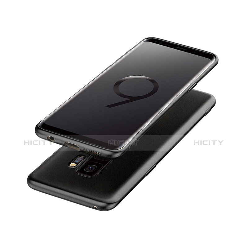 Custodia Silicone Ultra Sottile Morbida 360 Gradi per Samsung Galaxy S9 Nero