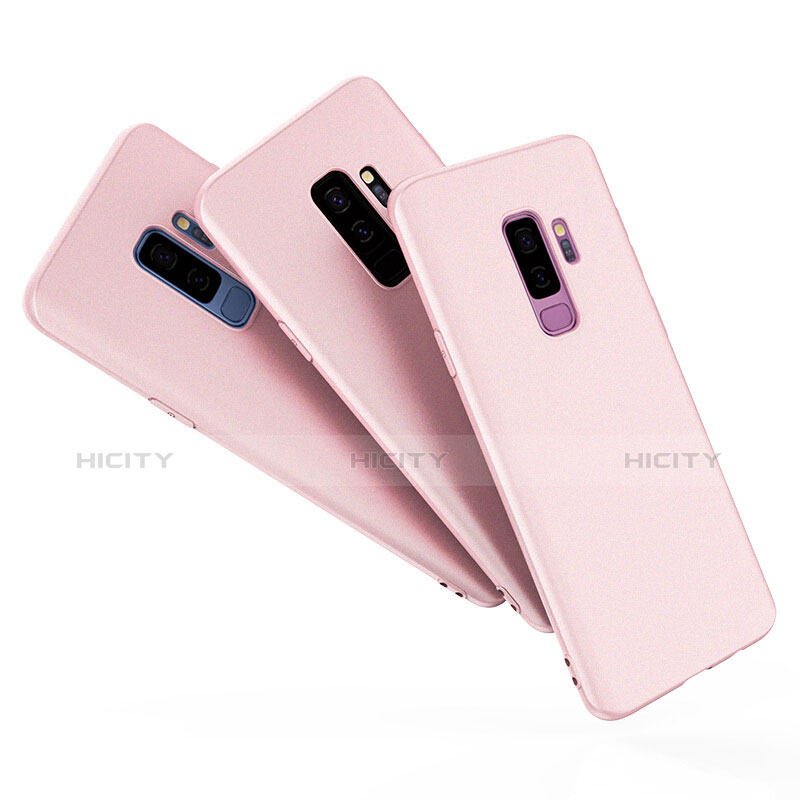 Custodia Silicone Ultra Sottile Morbida 360 Gradi per Samsung Galaxy S9 Plus Rosa