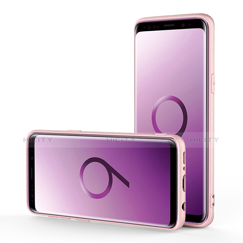 Custodia Silicone Ultra Sottile Morbida 360 Gradi per Samsung Galaxy S9 Rosa