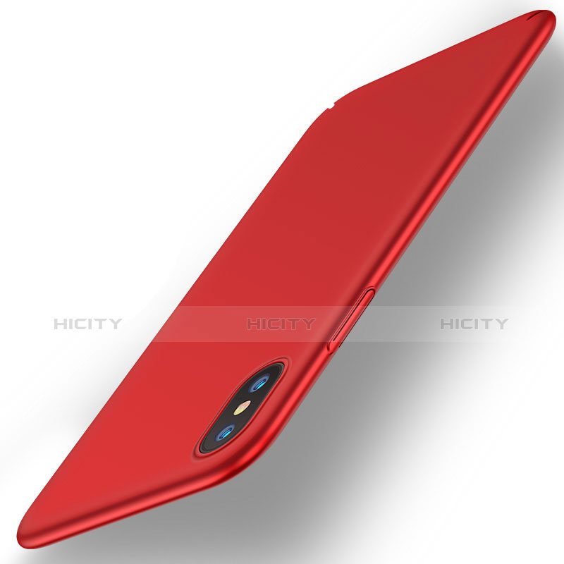 Custodia Silicone Ultra Sottile Morbida C01 per Apple iPhone Xs Max Rosso