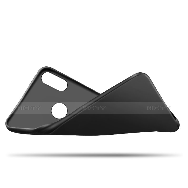 Custodia Silicone Ultra Sottile Morbida con Anello Supporto per Xiaomi Redmi Note 5 Nero