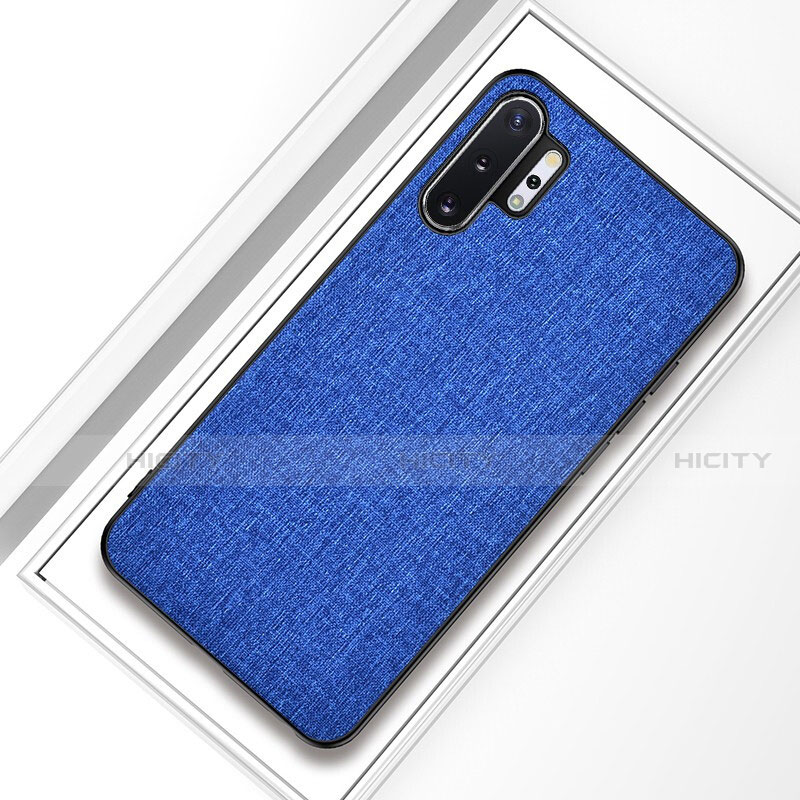 Custodia Silicone Ultra Sottile Morbida Cover C01 per Samsung Galaxy Note 10 Plus 5G Blu