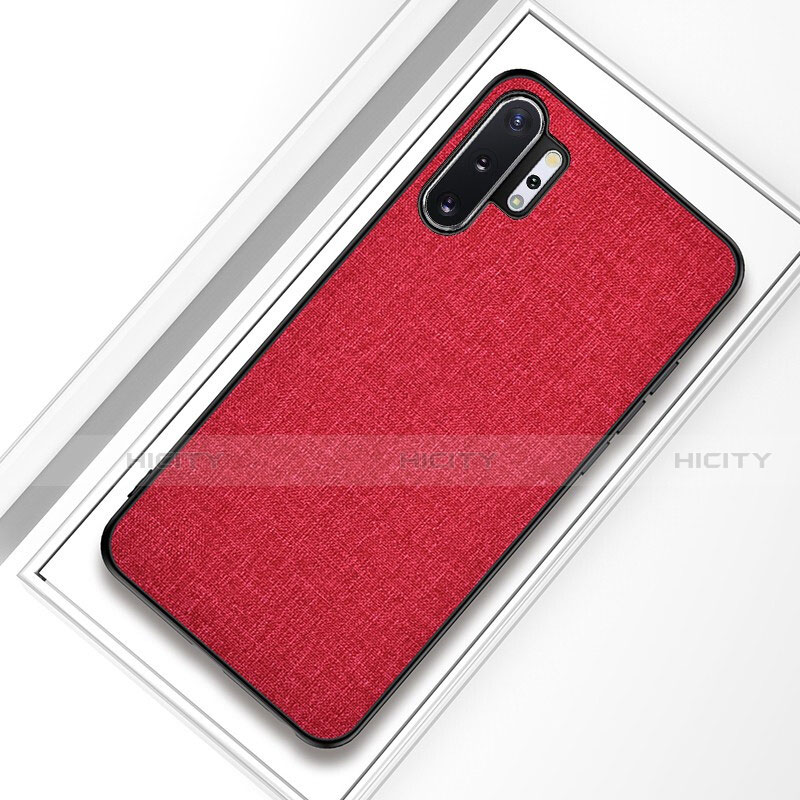 Custodia Silicone Ultra Sottile Morbida Cover C01 per Samsung Galaxy Note 10 Plus 5G Rosso