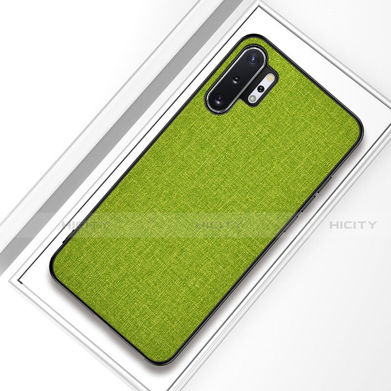 Custodia Silicone Ultra Sottile Morbida Cover C01 per Samsung Galaxy Note 10 Plus 5G Verde