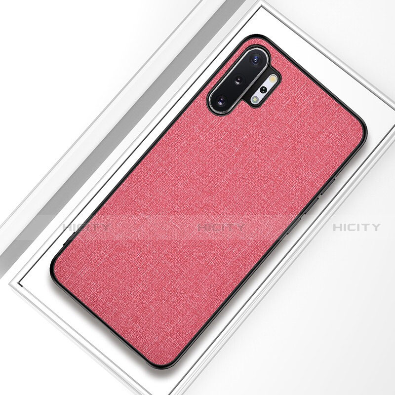 Custodia Silicone Ultra Sottile Morbida Cover C01 per Samsung Galaxy Note 10 Plus Rosa