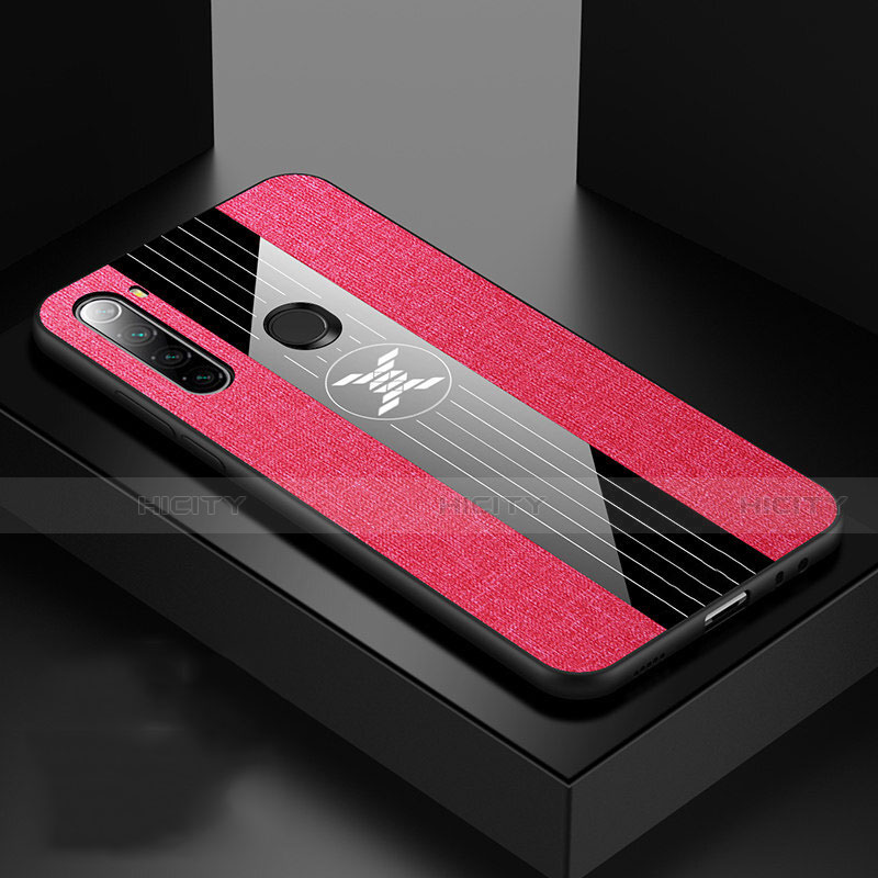 Custodia Silicone Ultra Sottile Morbida Cover C01 per Xiaomi Redmi Note 8 (2021) Rosa Caldo