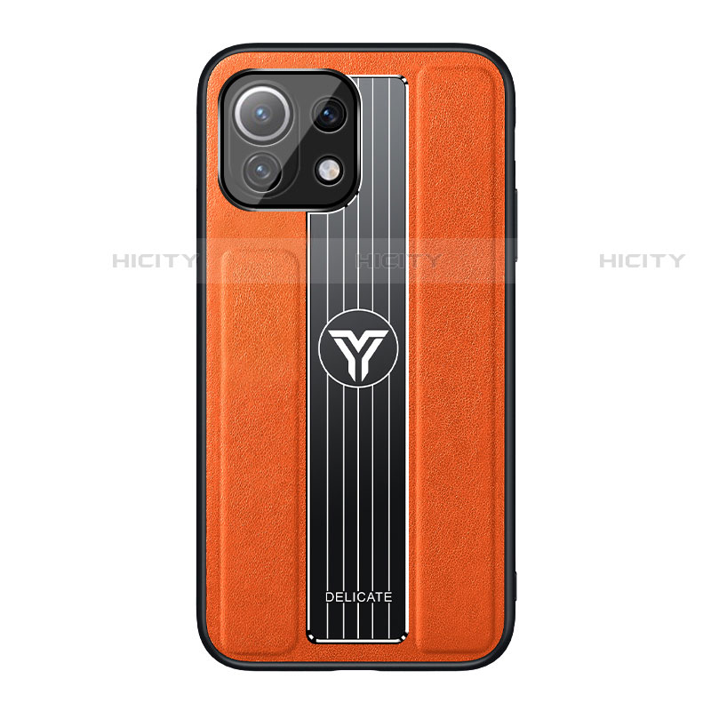 Custodia Silicone Ultra Sottile Morbida Cover C02 per Xiaomi Mi 11 5G Arancione