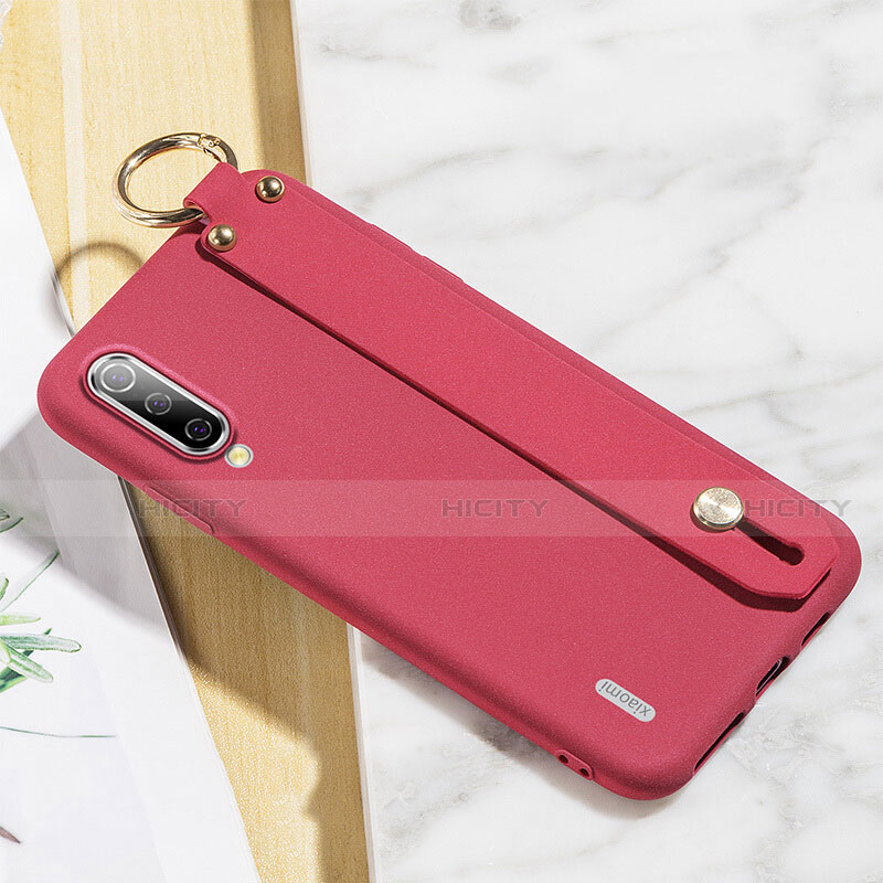Custodia Silicone Ultra Sottile Morbida Cover C02 per Xiaomi Mi A3 Rosso