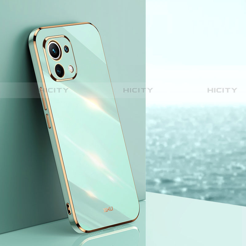 Custodia Silicone Ultra Sottile Morbida Cover C03 per Xiaomi Mi 11 Lite 5G Verde