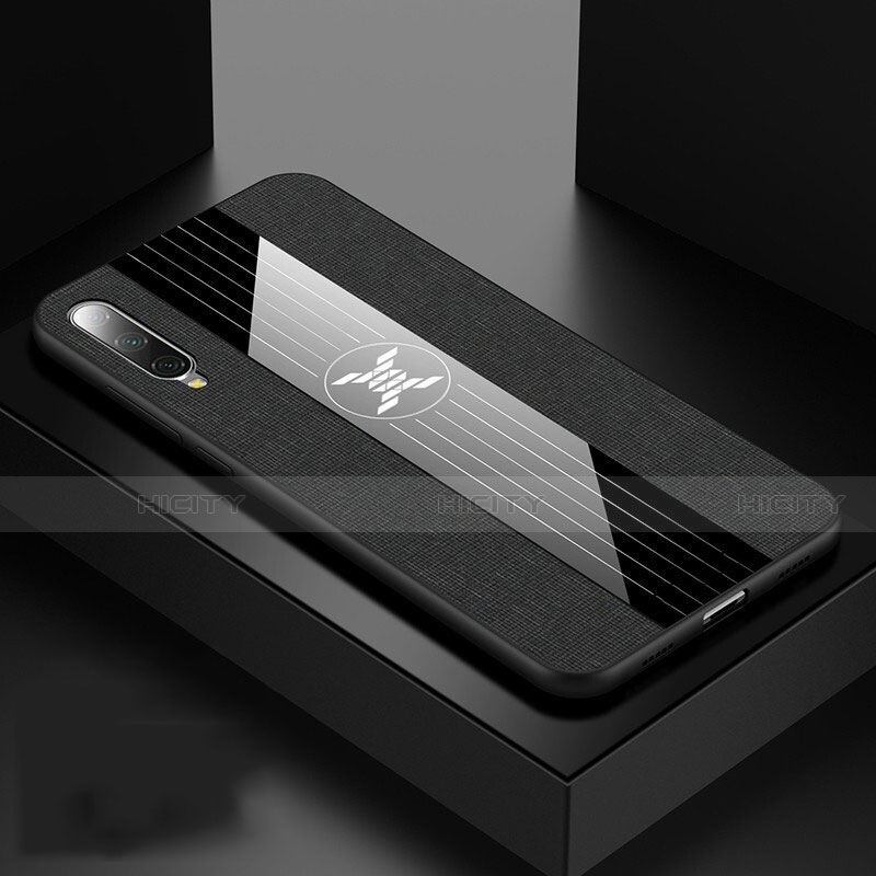 Custodia Silicone Ultra Sottile Morbida Cover C04 per Xiaomi Mi A3 Nero