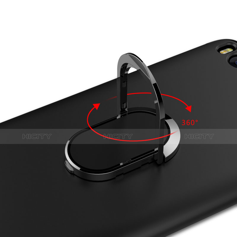 Custodia Silicone Ultra Sottile Morbida Cover con Anello Supporto per Xiaomi Mi 6