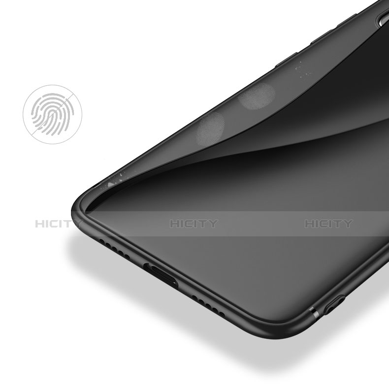 Custodia Silicone Ultra Sottile Morbida Cover con Anello Supporto per Xiaomi Mi 8