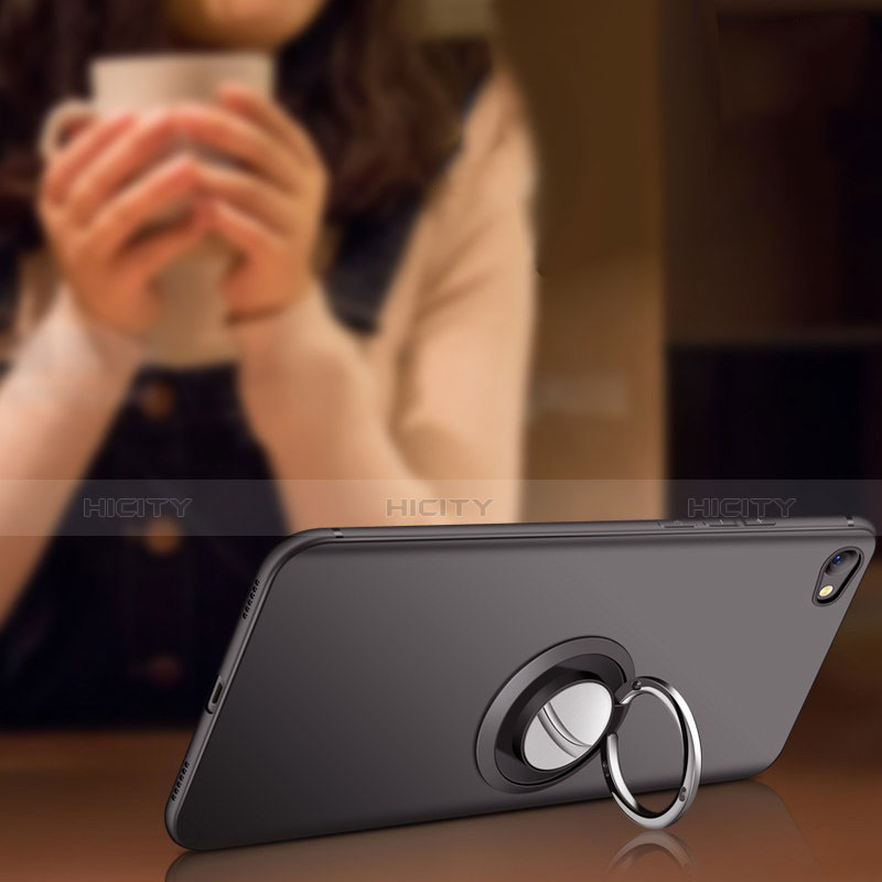 Custodia Silicone Ultra Sottile Morbida Cover con Anello Supporto per Xiaomi Redmi Note 5A Standard Edition