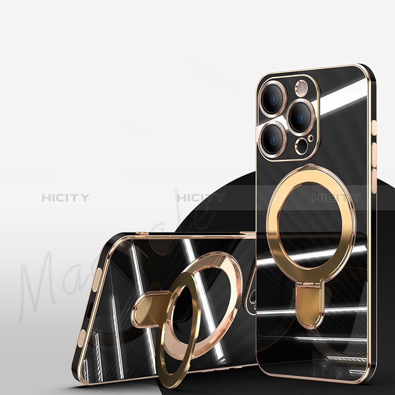 Custodia Silicone Ultra Sottile Morbida Cover con Mag-Safe Magnetic C01 per Apple iPhone 14 Pro Max