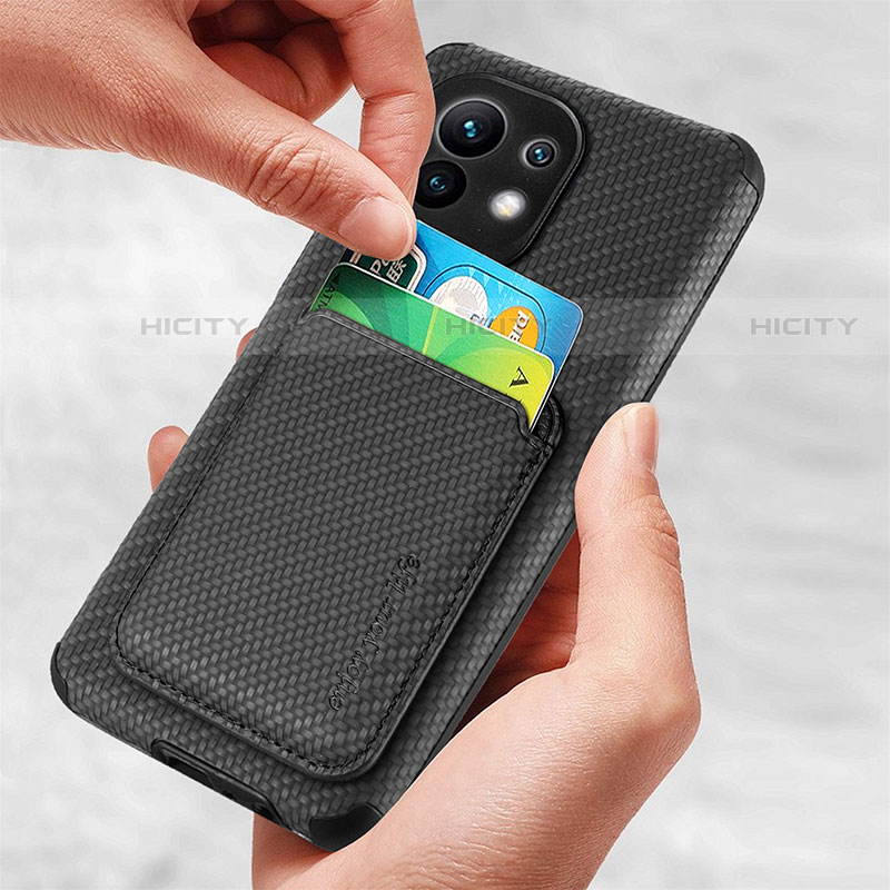 Custodia Silicone Ultra Sottile Morbida Cover con Magnetico A05 per Xiaomi Mi 11 5G