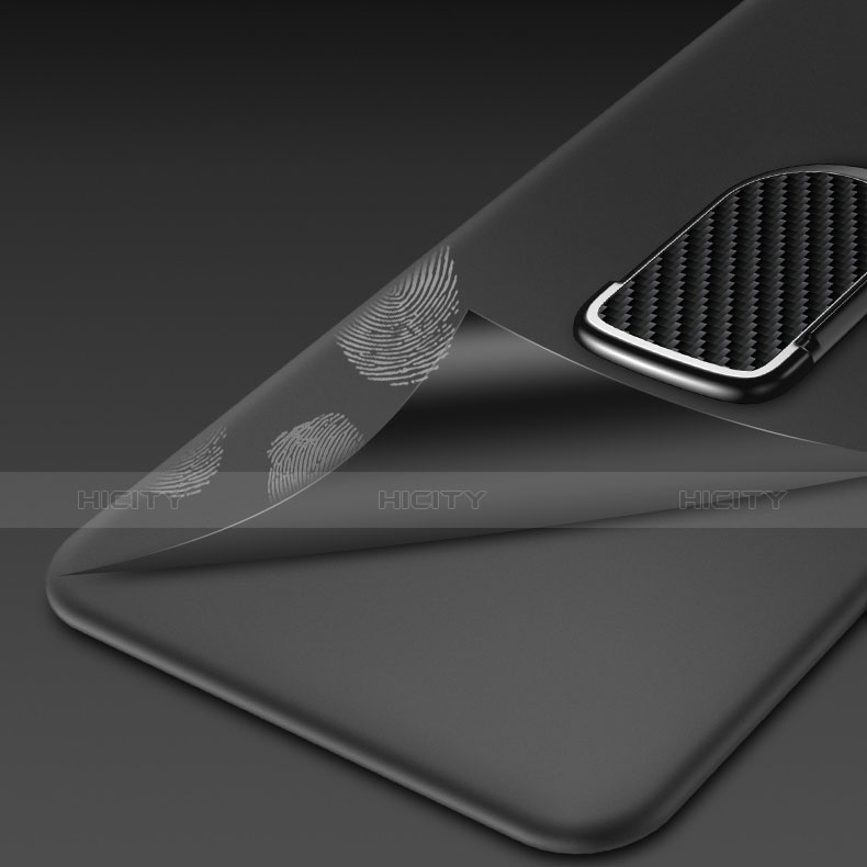 Custodia Silicone Ultra Sottile Morbida Cover con Magnetico Anello Supporto A01 per Nokia 7 Plus