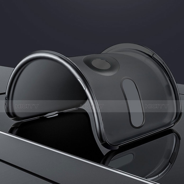 Custodia Silicone Ultra Sottile Morbida Cover con Magnetico Anello Supporto A01 per Oppo R17 Pro