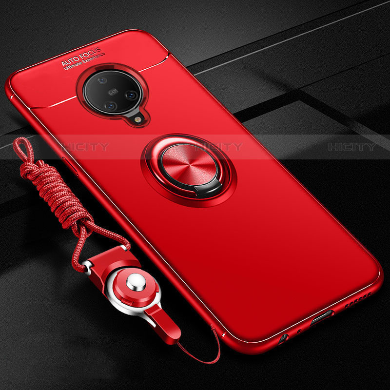 Custodia Silicone Ultra Sottile Morbida Cover con Magnetico Anello Supporto A02 per Vivo Nex 3