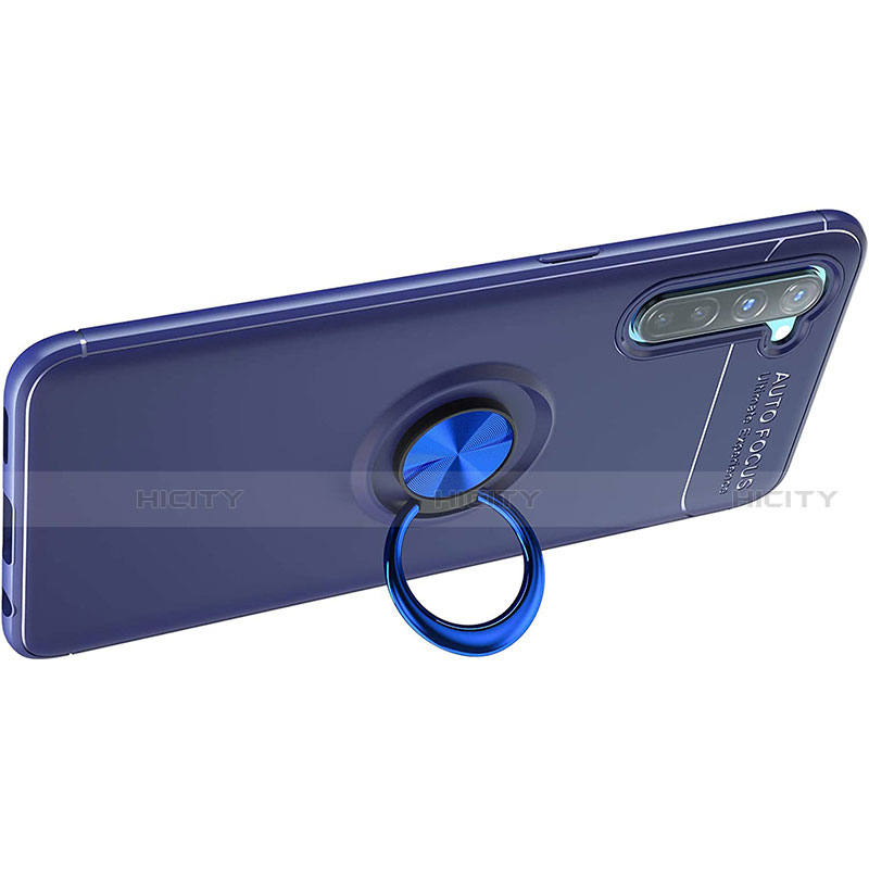 Custodia Silicone Ultra Sottile Morbida Cover con Magnetico Anello Supporto A03 per Oppo K7 5G