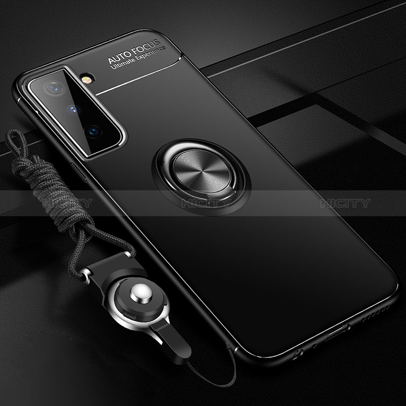 Custodia Silicone Ultra Sottile Morbida Cover con Magnetico Anello Supporto A05 per Samsung Galaxy S24 5G