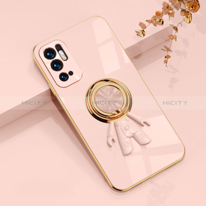 Custodia Silicone Ultra Sottile Morbida Cover con Magnetico Anello Supporto AN2 per Xiaomi Redmi Note 11 SE 5G