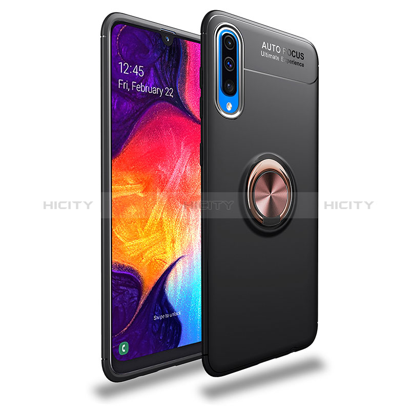 Custodia Silicone Ultra Sottile Morbida Cover con Magnetico Anello Supporto JM1 per Samsung Galaxy A50S