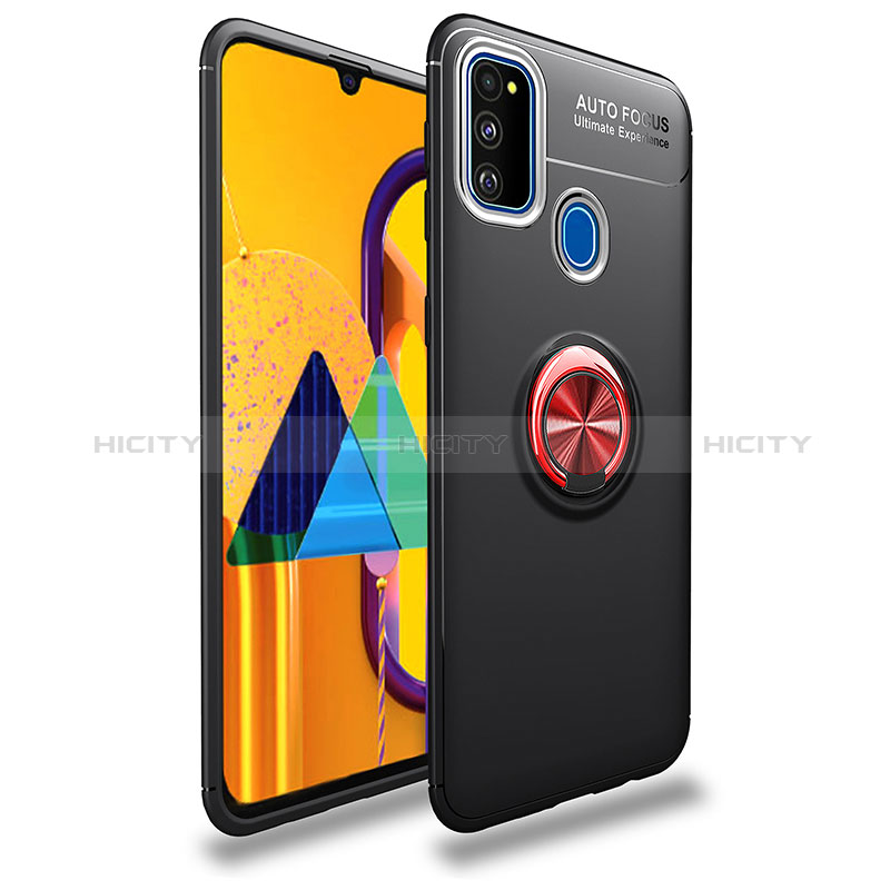 Custodia Silicone Ultra Sottile Morbida Cover con Magnetico Anello Supporto JM1 per Samsung Galaxy M30s