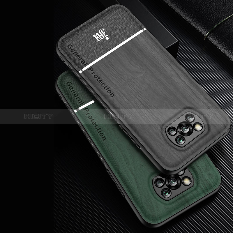 Custodia Silicone Ultra Sottile Morbida Cover con Magnetico Anello Supporto JM1 per Xiaomi Poco X3 NFC