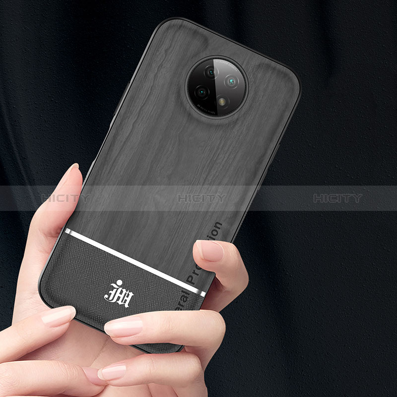 Custodia Silicone Ultra Sottile Morbida Cover con Magnetico Anello Supporto JM1 per Xiaomi Redmi Note 9 5G