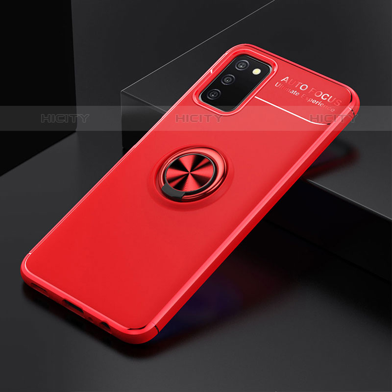 Custodia Silicone Ultra Sottile Morbida Cover con Magnetico Anello Supporto JM2 per Samsung Galaxy M02s