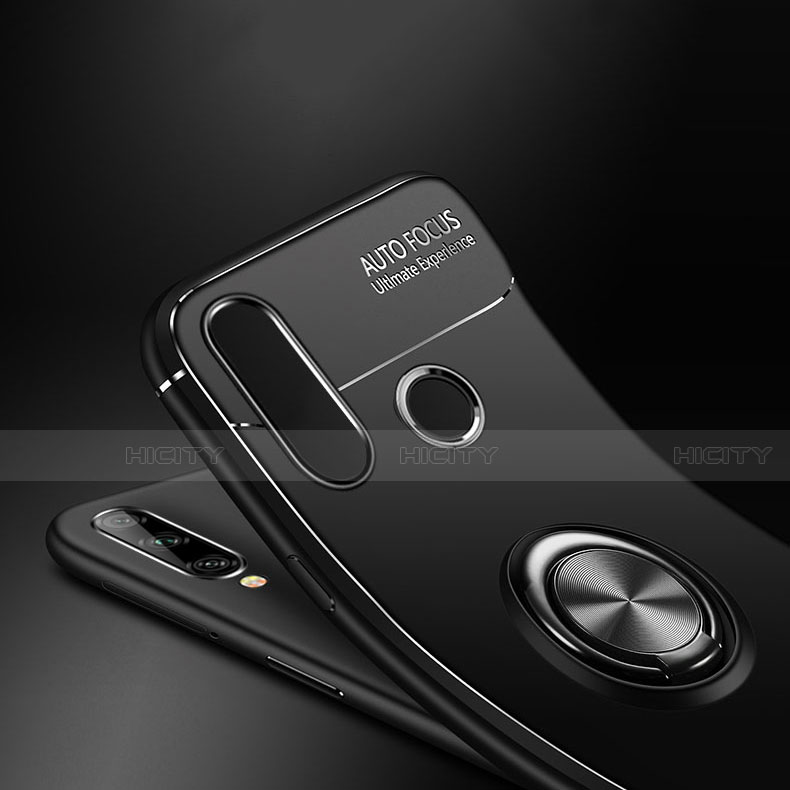 Custodia Silicone Ultra Sottile Morbida Cover con Magnetico Anello Supporto per Huawei Enjoy 10 Plus
