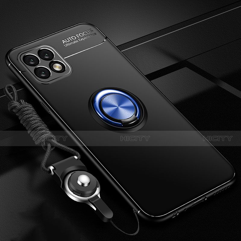 Custodia Silicone Ultra Sottile Morbida Cover con Magnetico Anello Supporto per Huawei Enjoy 20 5G