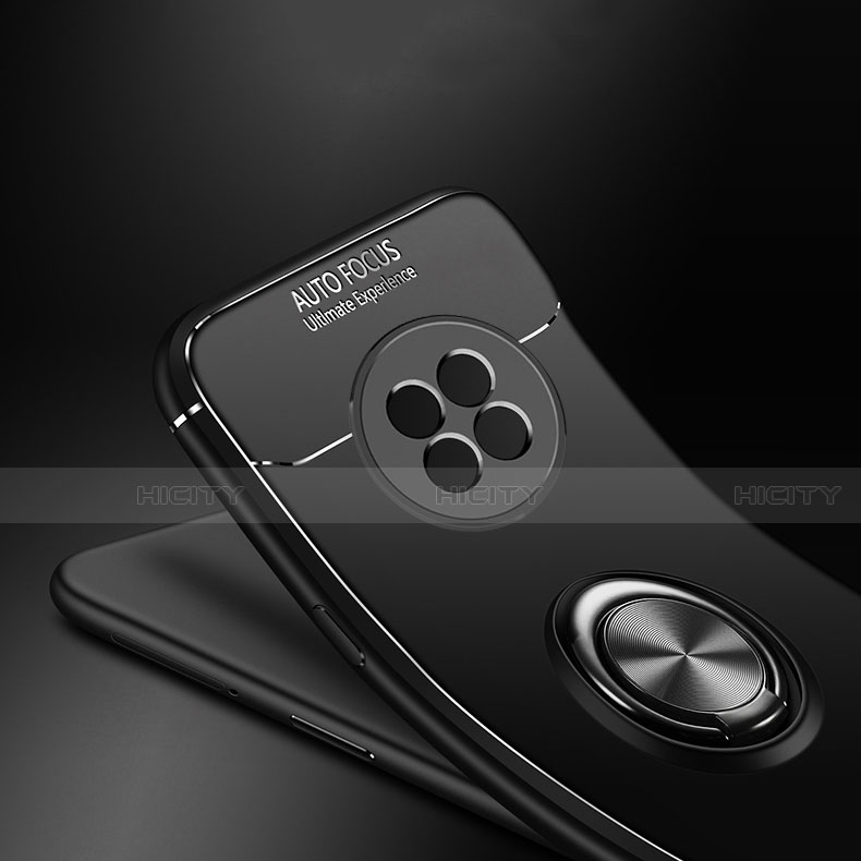 Custodia Silicone Ultra Sottile Morbida Cover con Magnetico Anello Supporto per Huawei Enjoy 20 Plus 5G
