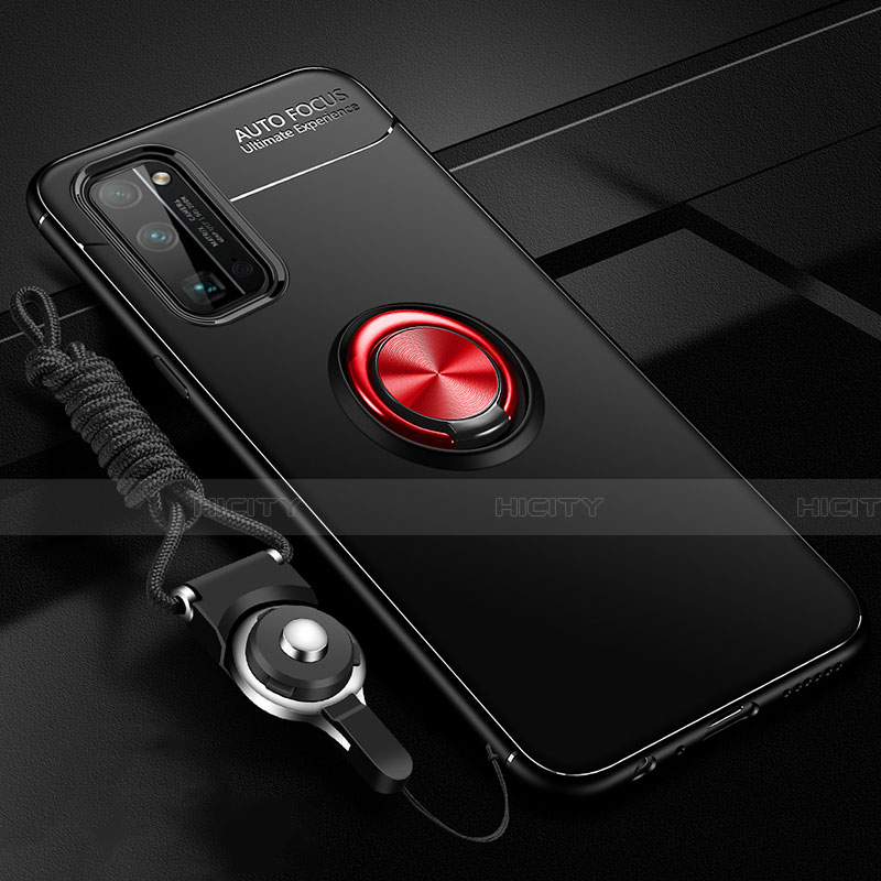Custodia Silicone Ultra Sottile Morbida Cover con Magnetico Anello Supporto per Huawei Honor 30 Pro