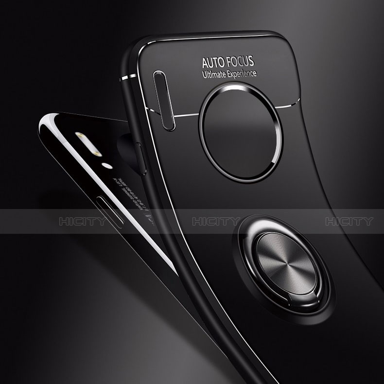 Custodia Silicone Ultra Sottile Morbida Cover con Magnetico Anello Supporto per Huawei Mate 30