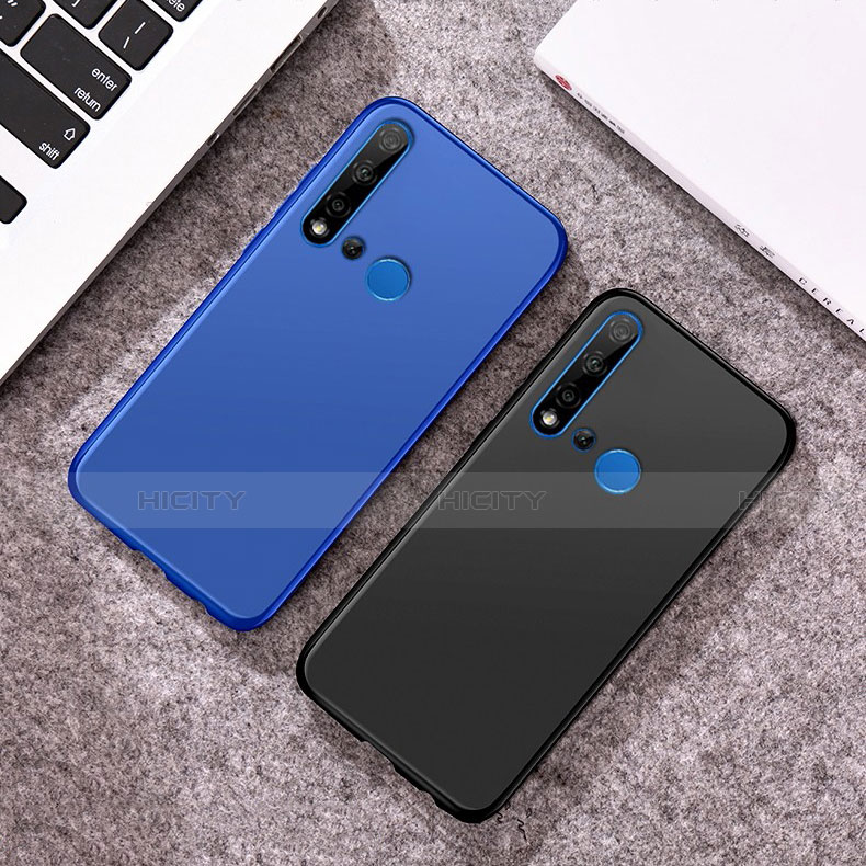 Custodia Silicone Ultra Sottile Morbida Cover con Magnetico Anello Supporto per Huawei P20 Lite (2019)