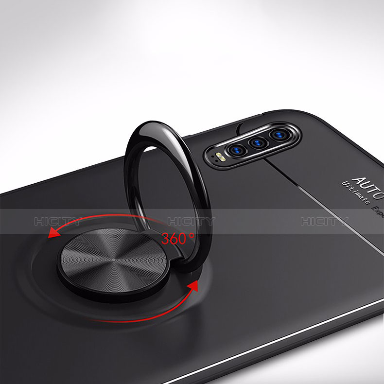 Custodia Silicone Ultra Sottile Morbida Cover con Magnetico Anello Supporto per Huawei P30