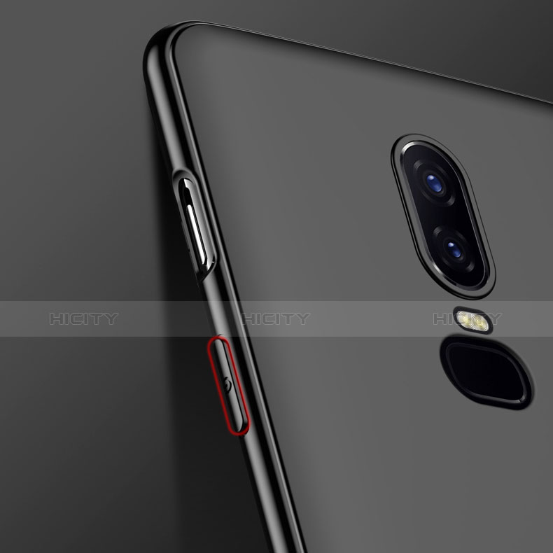 Custodia Silicone Ultra Sottile Morbida Cover con Magnetico Anello Supporto per OnePlus 6T