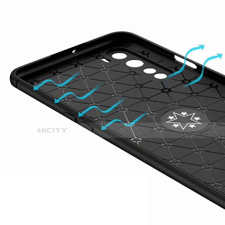 Custodia Silicone Ultra Sottile Morbida Cover con Magnetico Anello Supporto per OnePlus Nord