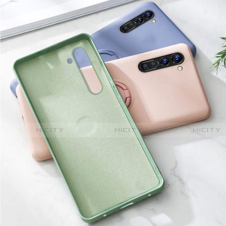 Custodia Silicone Ultra Sottile Morbida Cover con Magnetico Anello Supporto per Oppo K7 5G