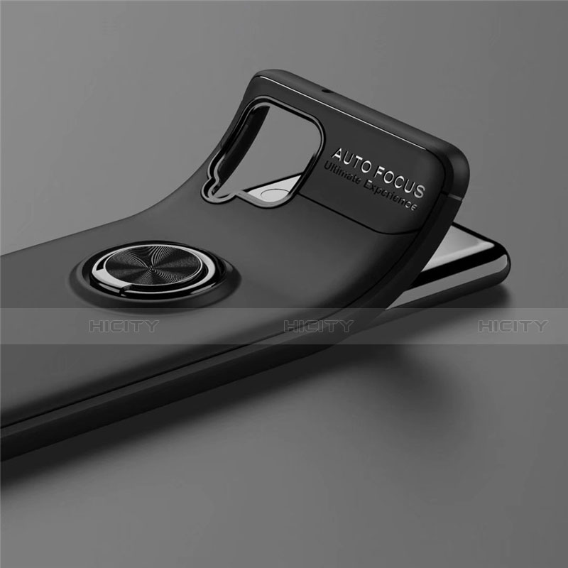 Custodia Silicone Ultra Sottile Morbida Cover con Magnetico Anello Supporto per Samsung Galaxy A42 5G