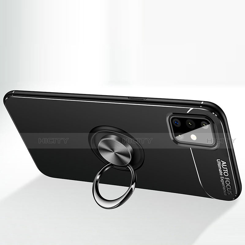 Custodia Silicone Ultra Sottile Morbida Cover con Magnetico Anello Supporto per Samsung Galaxy A51 4G
