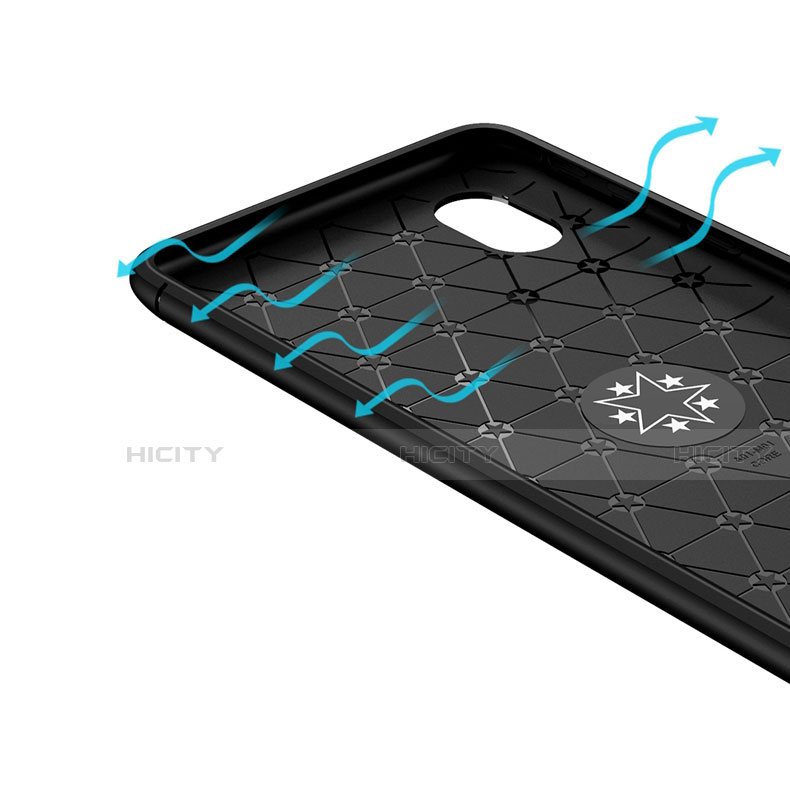 Custodia Silicone Ultra Sottile Morbida Cover con Magnetico Anello Supporto per Samsung Galaxy M01 Core