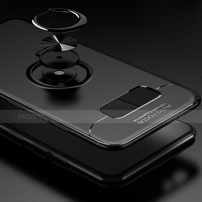 Custodia Silicone Ultra Sottile Morbida Cover con Magnetico Anello Supporto per Samsung Galaxy S10