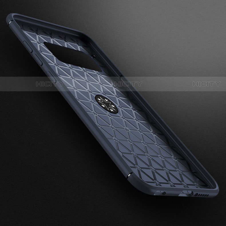 Custodia Silicone Ultra Sottile Morbida Cover con Magnetico Anello Supporto per Samsung Galaxy S10 5G