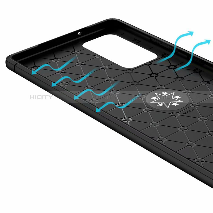 Custodia Silicone Ultra Sottile Morbida Cover con Magnetico Anello Supporto per Samsung Galaxy S20 Lite 5G