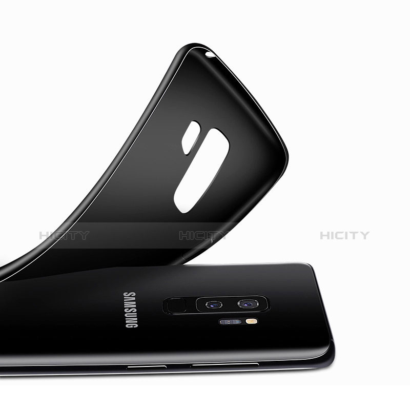 Custodia Silicone Ultra Sottile Morbida Cover con Magnetico Anello Supporto per Samsung Galaxy S9 Plus