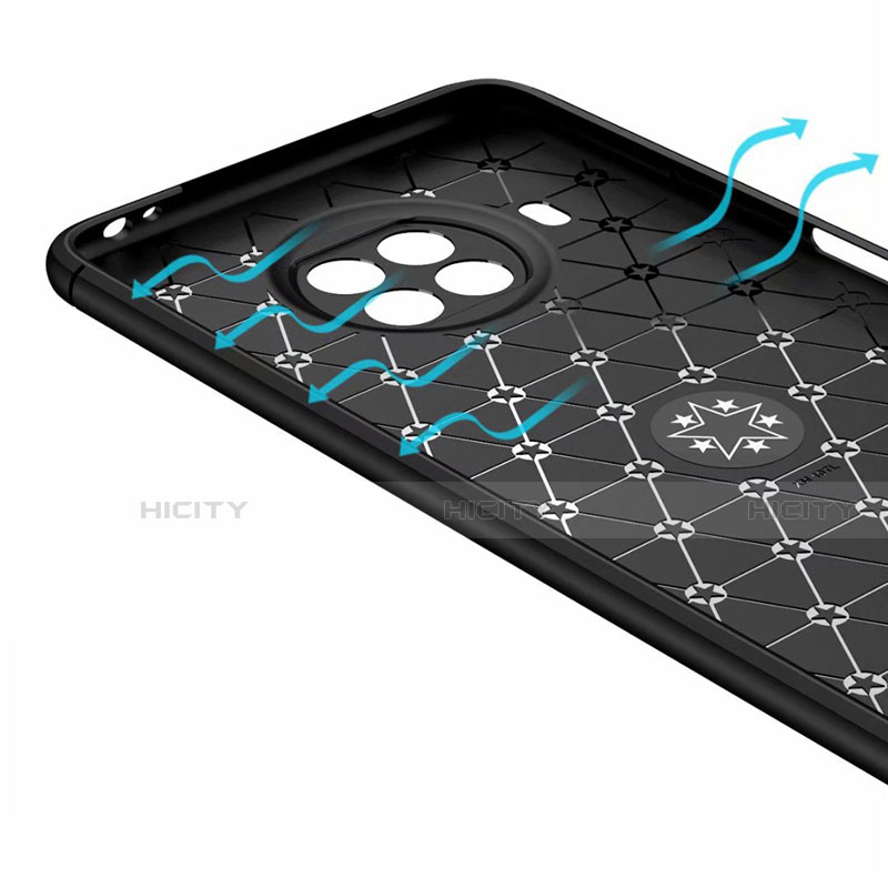 Custodia Silicone Ultra Sottile Morbida Cover con Magnetico Anello Supporto per Xiaomi Mi 10T Lite 5G