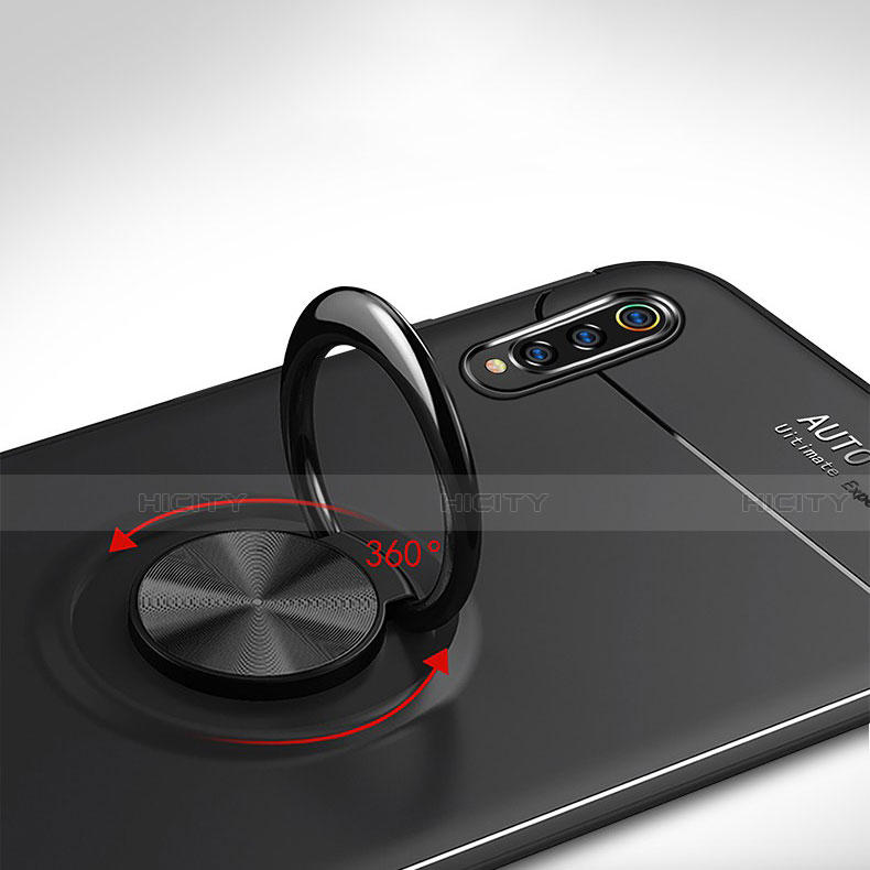 Custodia Silicone Ultra Sottile Morbida Cover con Magnetico Anello Supporto per Xiaomi Mi 9